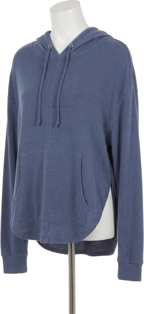 NEW FREE PEOPLE back into it hoodie in navy